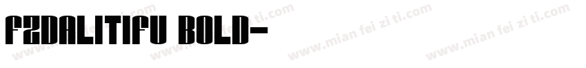 FZDaLiTiFU Bold字体转换